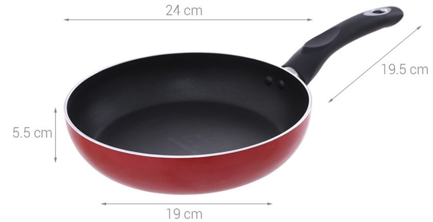 Chảo trơn Sunhouse mama SFP24G - Hàng chính hãng