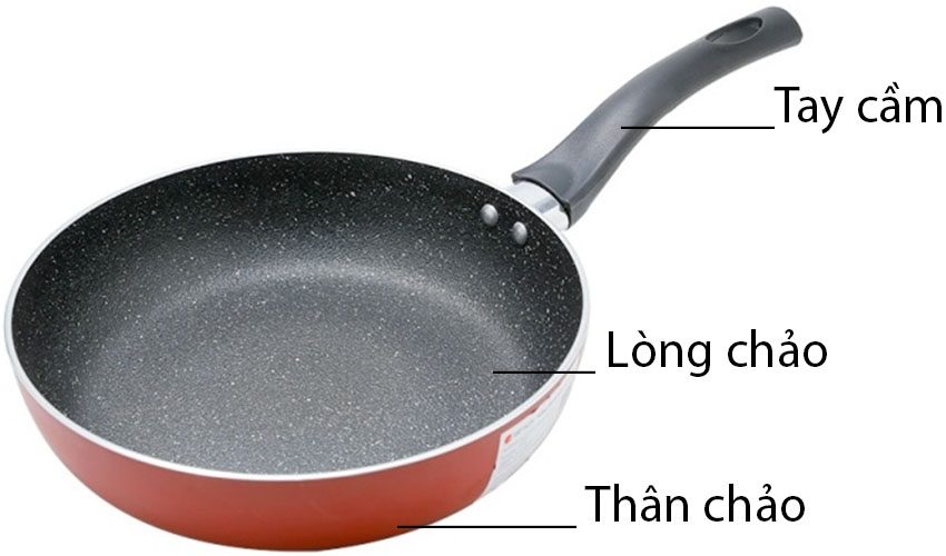 Chảo chống dính vân đá đáy từ 24cm Elmich Coloseum Y1 EL-3723 - Hàng chính hãng