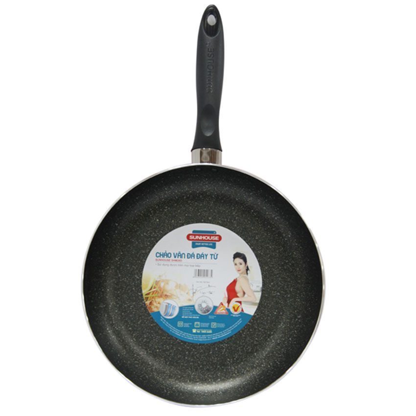 Chảo vân đá đáy từ Sunhouse SHM28D - Hàng chính hãng