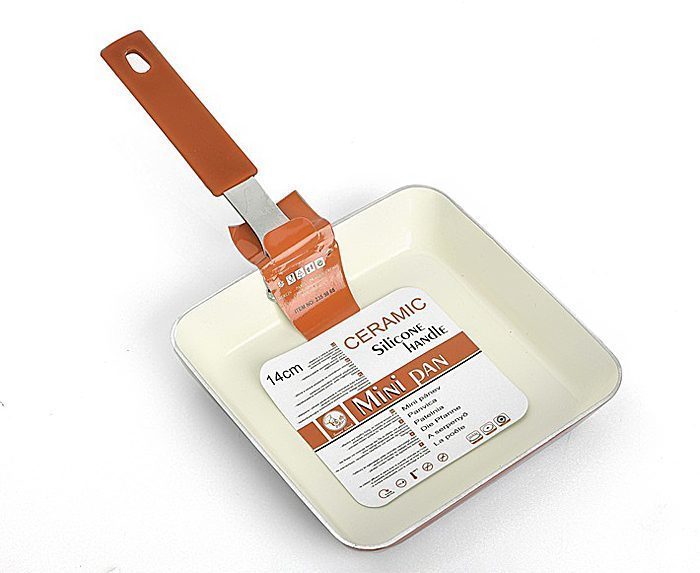 Chảo vuông phủ sứ chống dính Elmich Smartcook 2355965 - 14cm - Hàng chính hãng