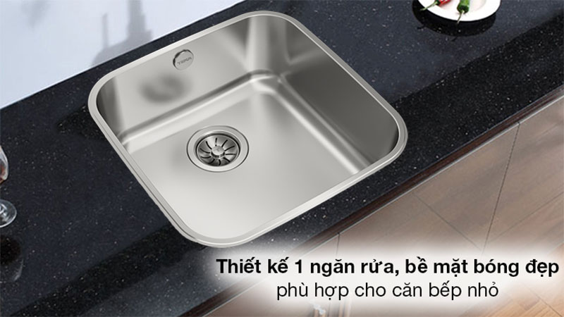 Chậu rửa inox Teka BE 40.40 - Hàng chính hãng