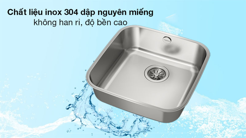 Chậu rửa inox Teka BE 40.40 - Hàng chính hãng