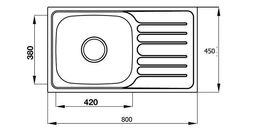 Chậu rửa chén inox Hafele Claudius HS-SSD8247 567.23.093 - Hàng chính hãng