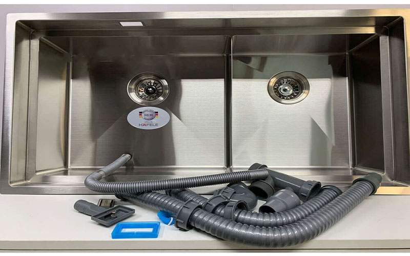 Chậu rửa chén inox 2 ngăn Hafele HS21-SSN2S90 567.94.030 - Hàng chính hãng