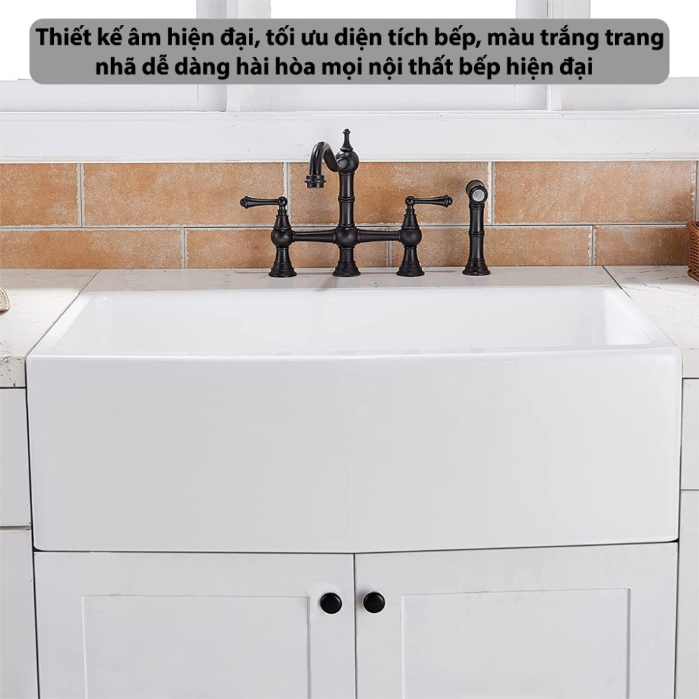 Chậu rửa đá đơn Kaff GRANITE KF-3322QD - Hàng chính hãng