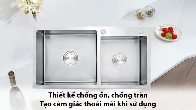 Chậu rửa Handmade Eurosun EU-8045HS9 - Hàng chính hãng