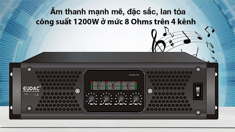 Cục đẩy công suất Eudac AH-4120 - Hàng chính hãng