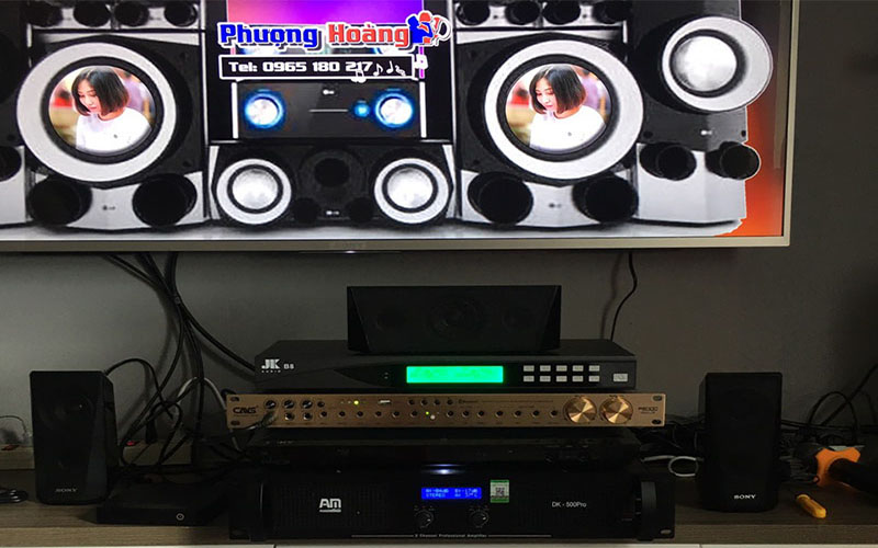 Cục đẩy công suất VinaKTV AM DK500-Pro - Hàng chính hãng