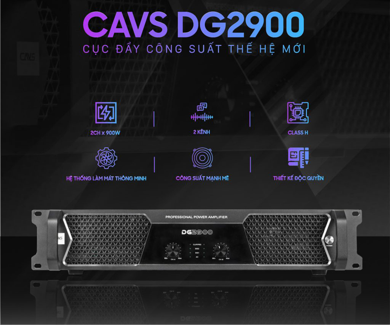 Cục đẩy công suất CAVS DG2900 - Hàng chính hãng