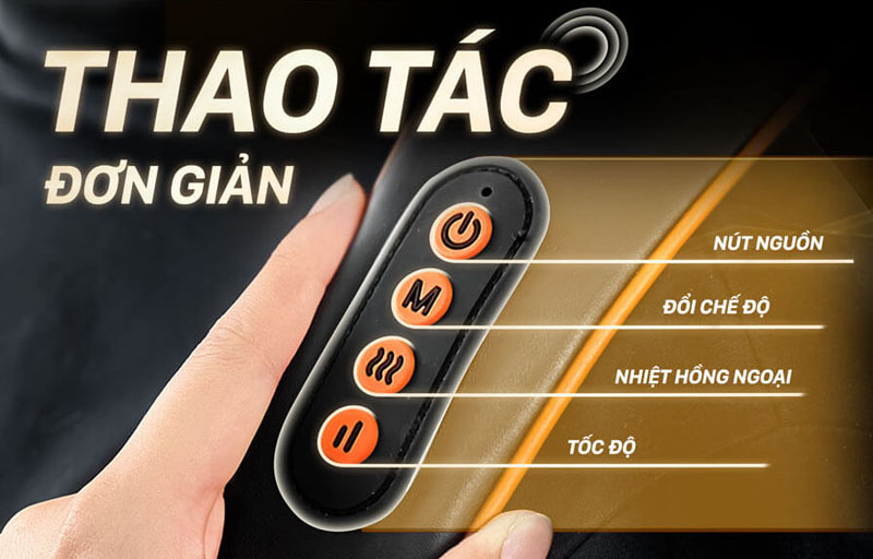 Đai massage cổ vai gáy FujiCare FC-6688 - Hàng chính hãng
