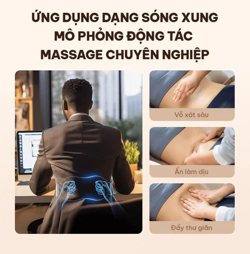 Đai massage lưng SKG W7 PRO - Hàng chính hãng
