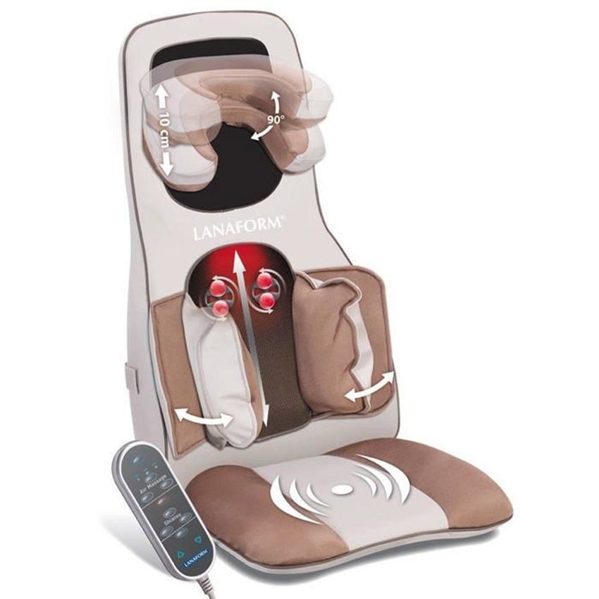 Đệm massage 3D hồng ngoại Lanaform Excelence LA110311 - Hàng chính hãng
