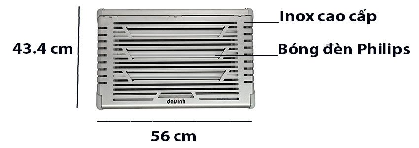 Đèn diệt côn trùng Đại Sinh DS-D153GI - Hàng chính hãng