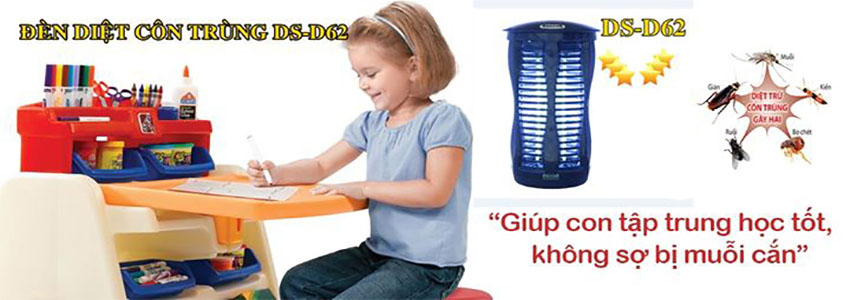 Đèn diệt côn trùng Đại Sinh DS-D62 - Hàng chính hãng