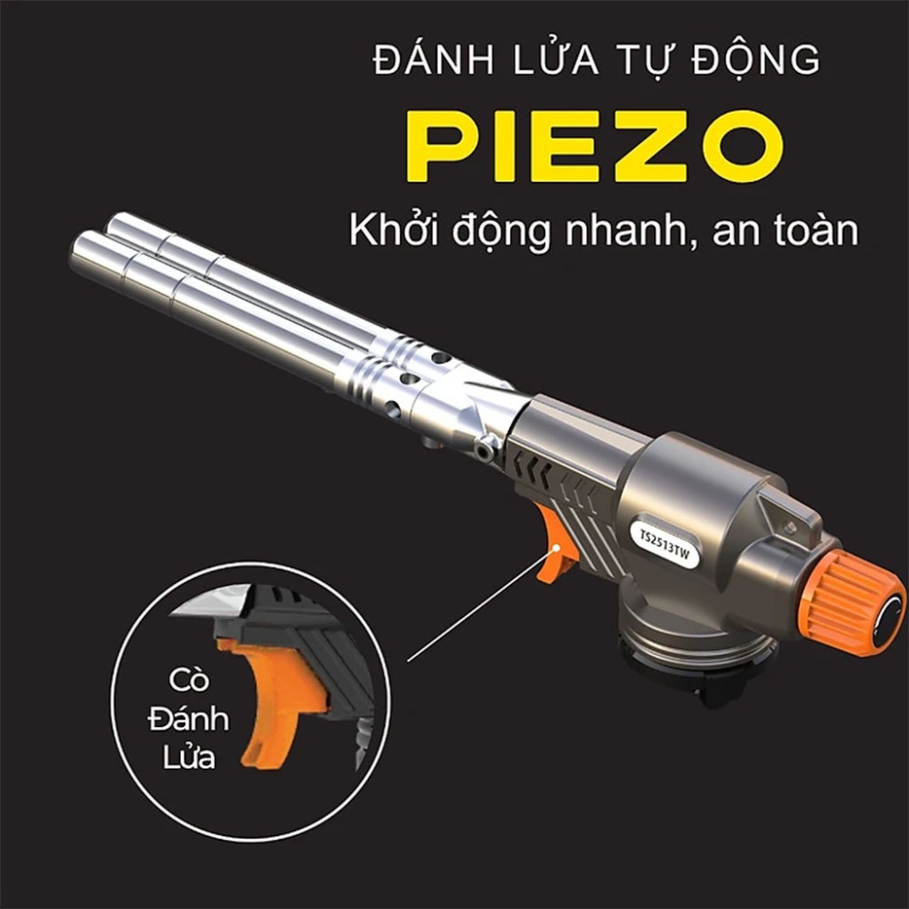 Đèn khò gas NaMilux TS2513TW - Hàng chính hãng