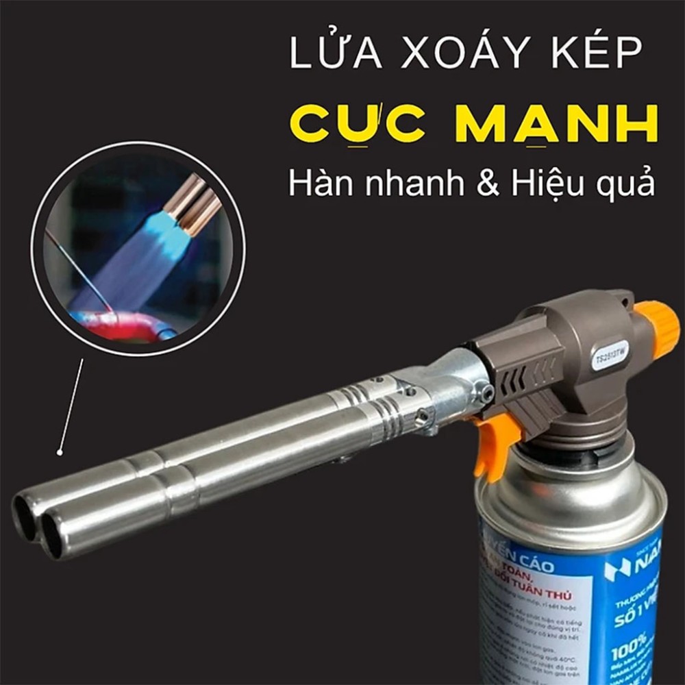 Đèn khò gas NaMilux TS2513TW - Hàng chính hãng