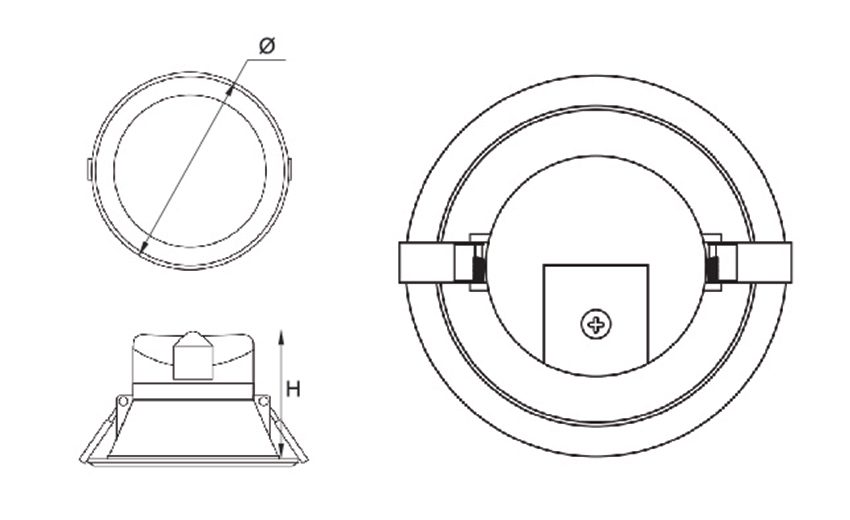 Đèn Led Downlight Panasonic NDL056 - Hàng chính hãng