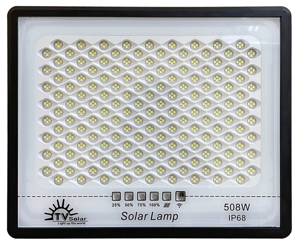Đèn led vuông năng lượng mặt trời Solar Light 508W - Hàng chính hãng