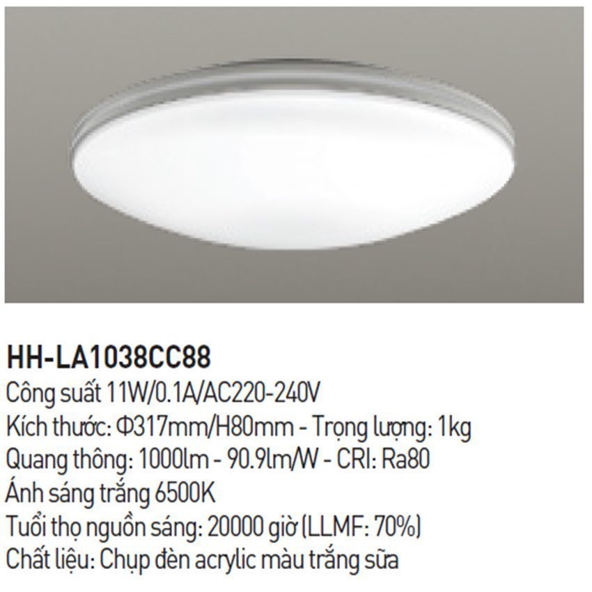 Đèn trần Led cỡ nhỏ Panasonic HH-LA1038CC88 - Hàng chính hãng