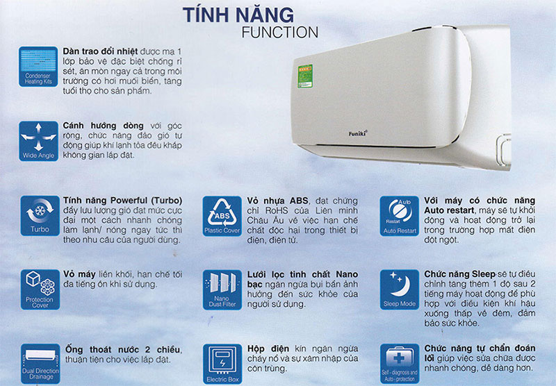 Điều hòa Funiki SC09MMC2 - Hàng chính hãng