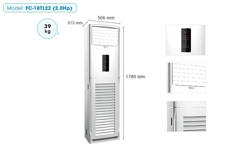 Điều hòa tủ đứng Casper FC-18TL22 - Hàng chính hãng