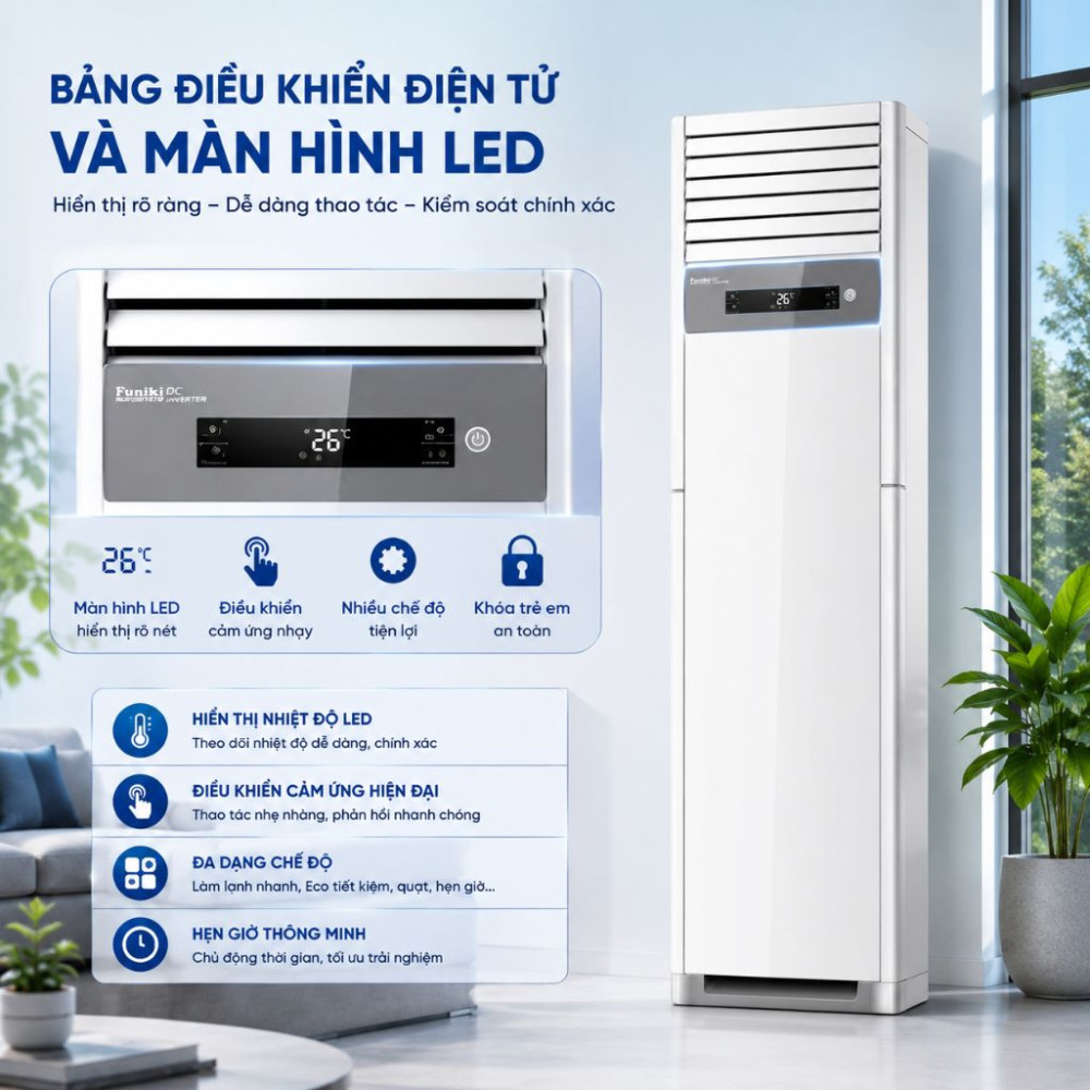 Điều hòa tủ đứng 4.0HP Hisense AUF-36CR4RDMPA - Hàng chính hãng
