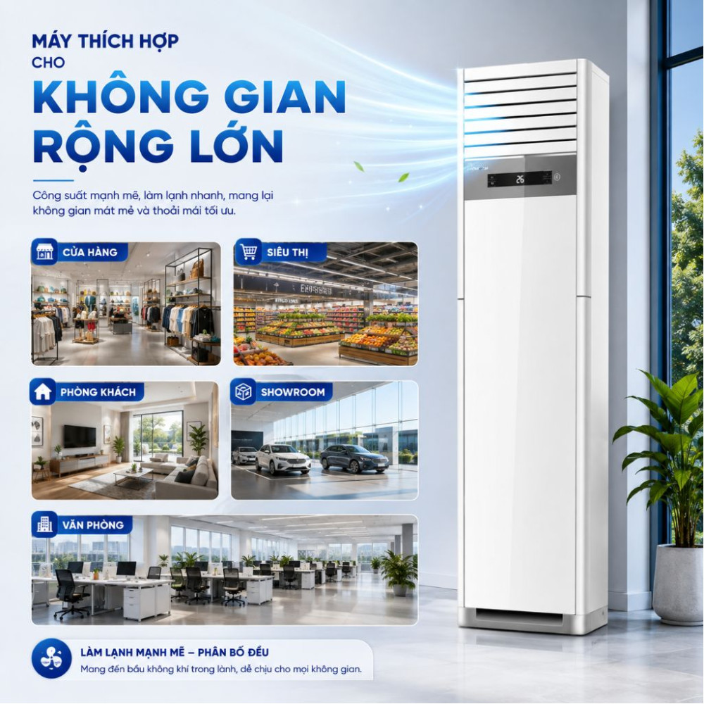 Điều hòa tủ đứng 4.0HP Hisense AUF-36CR4RDMPA - Hàng chính hãng