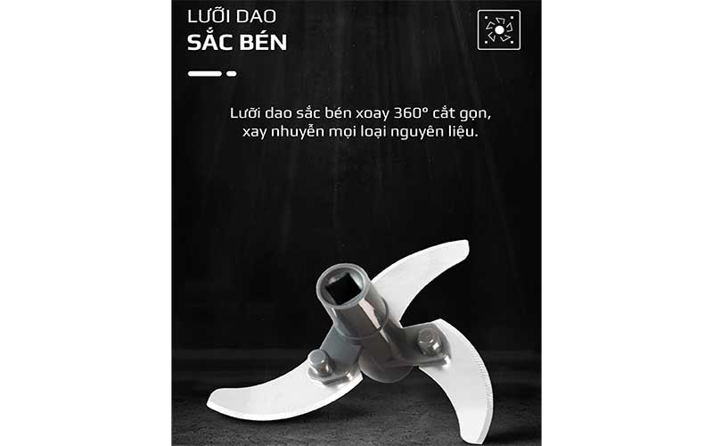 Dụng cụ xay thực phẩm đa năng mini Olivo MPC400A - Hàng chính hãng