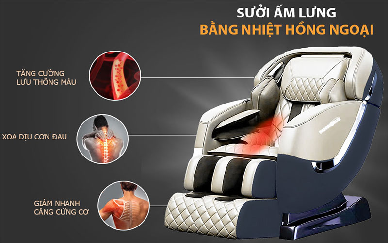 Ghế massage Panworld PW-5528 - Hàng chính hãng