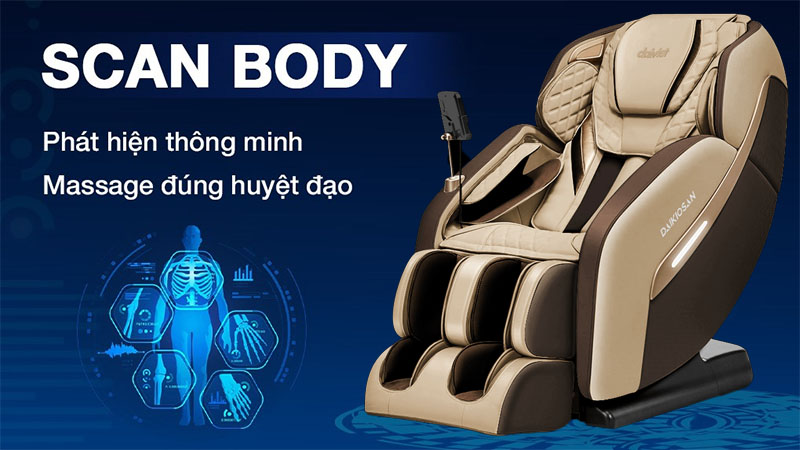 Ghế massage toàn thân Daikiosan DKGM-10004 - Hàng chính hãng
