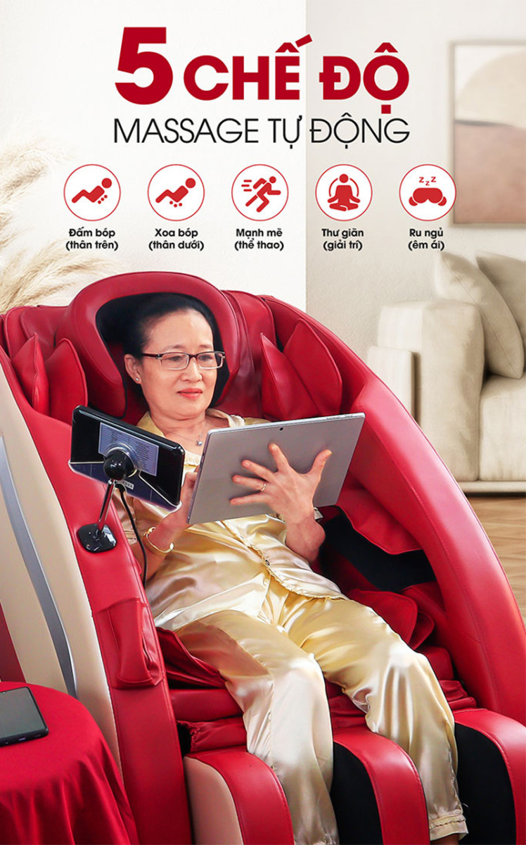 Ghế massage toàn thân Buheung MK-5150 - Hàng chính hãng
