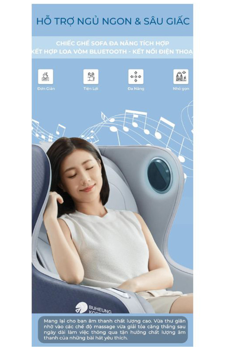 Ghế massage toàn thân Buheung MK-5400 - Hàng chính hãng