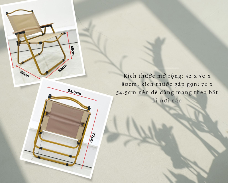 Ghế picnic dã ngoại gấp gọn Sumika K39 - Hàng chính hãng