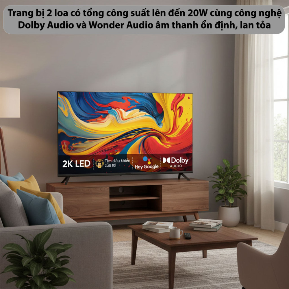 Google TV Coocaa 2K 32Z85 - 32 inch - Hàng chính hãng