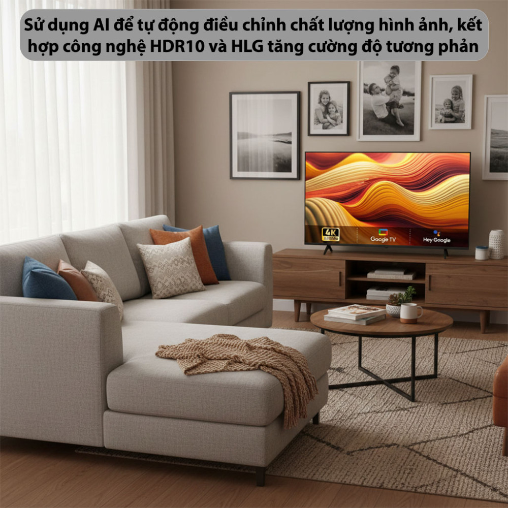 Google TV Coocaa 4K QLED 55Y68-PRO - 55 inch - Hàng chính hãng