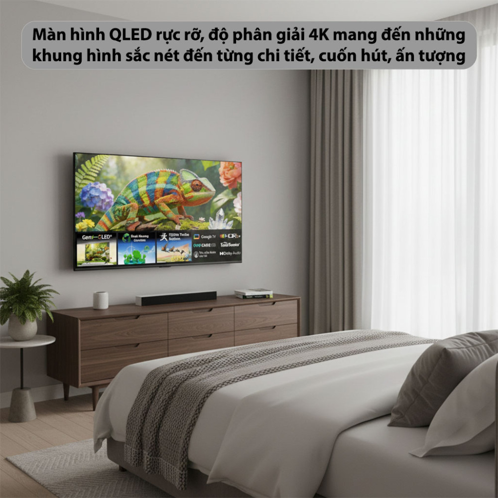 Google TV Coocaa 4K QLED 55Y79-SE - 55 inch - Hàng chính hãng