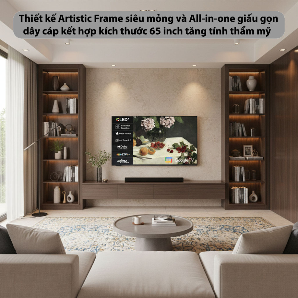 Google TV Coocaa FRAME+ PRO 65L75 - 65 inch - Hàng chính hãng