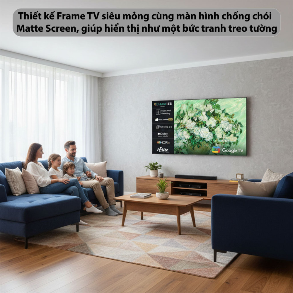 Google TV Coocaa FRAME+ ULTRA 86L85 - 86 inch - Hàng chính hãng