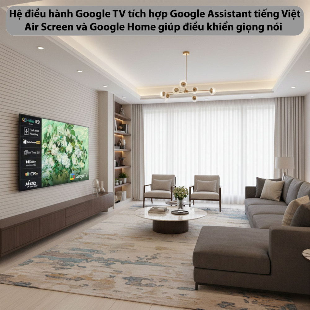Google TV Coocaa FRAME+ ULTRA 86L85 - 86 inch - Hàng chính hãng