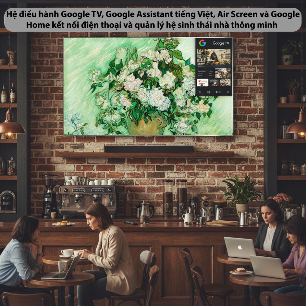 Google TV Coocaa FRAME+ ULTRA V-75L85 - 75 inch - Hàng chính hãng