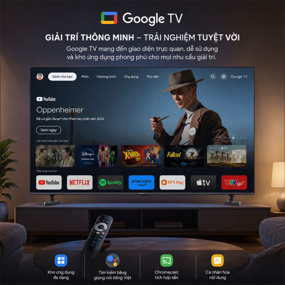 Google Tivi QD-MiniLED Xiaomi S Pro 4K 55 inch L55MB-SSEA 2026 - Hàng chính hãng