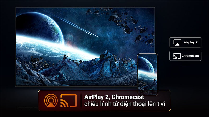 Google Tivi TCL 4K 55 inch 55P745 - Hàng chính hãng