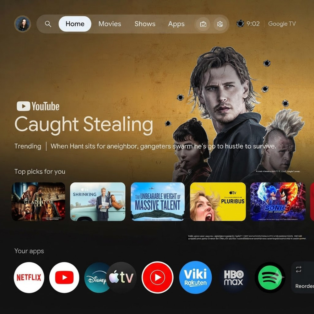  Google Tivi TCL QD-Mini LED 4K 65 inch 65A400M - Hàng chính hãng
