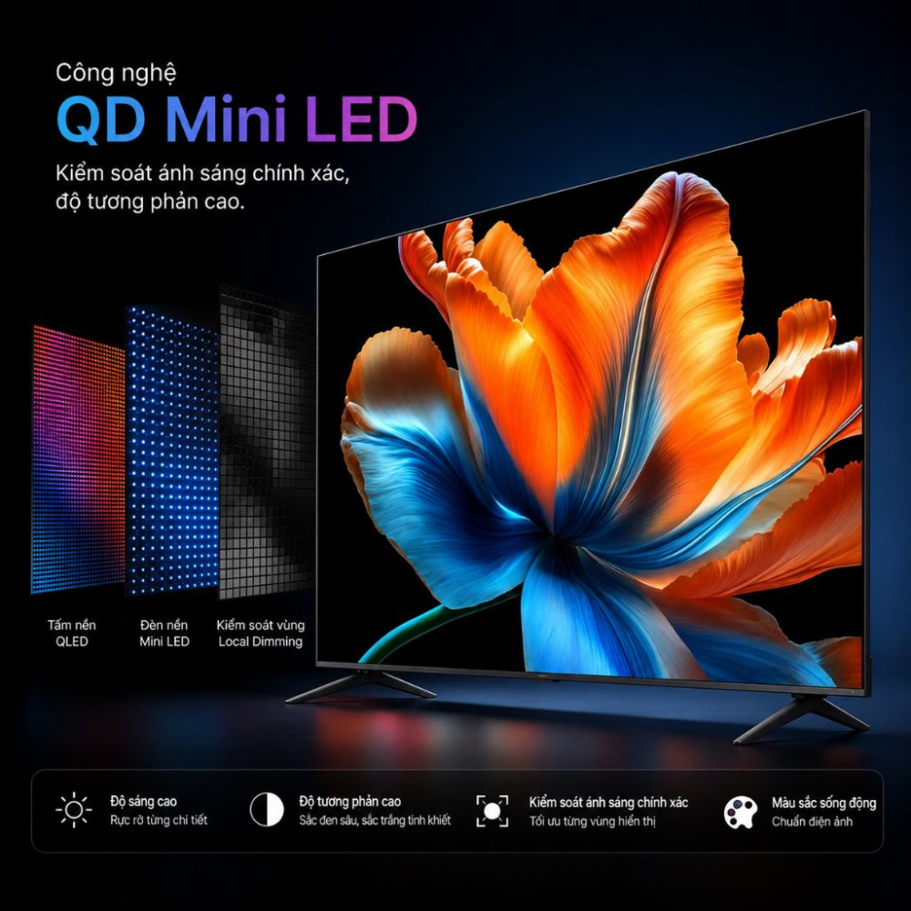Google Tivi Xiaomi S Mini LED 4K 85 inch L85MC-STWN - Hàng chính hãng