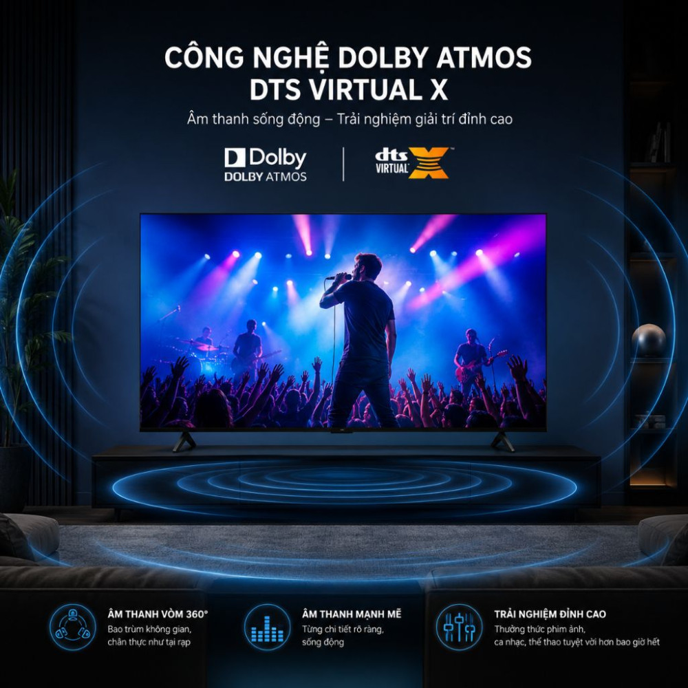 Google Tivi TCL 85 Inch QLED 85P7L - Hàng chính hãng