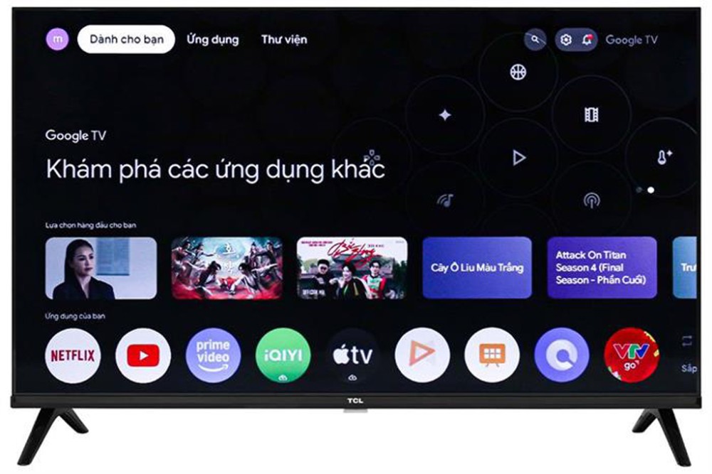 Google tivi Qled TCL Full HD 32 inch 32S5K - Hàng chính hãng