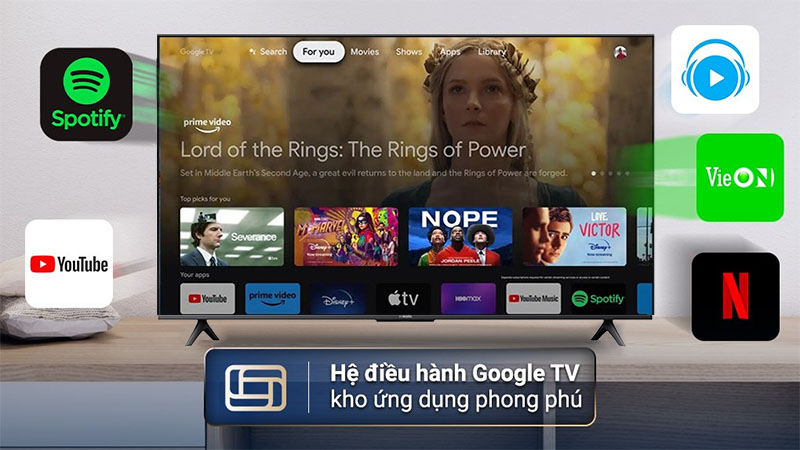 Google tivi Xiaomi A 4K 55 inch L55MA-ASEA - Hàng chính hãng