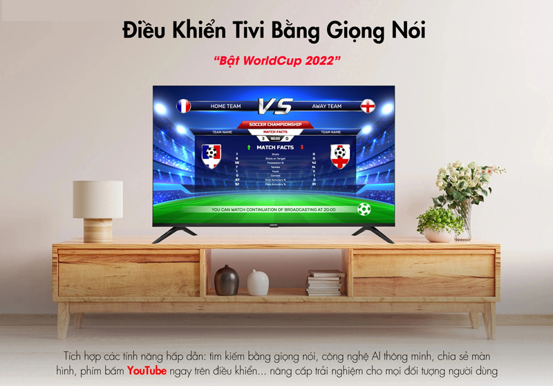 Google tivi Asanzo 43 inch 43EX8 - Hàng chính hãng