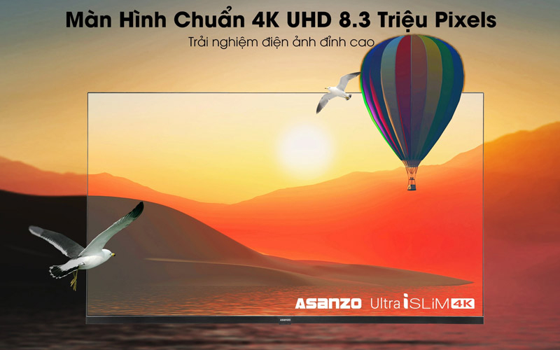 Google tivi Asanzo 4K 55 inch 55EX8 - Hàng chính hãng