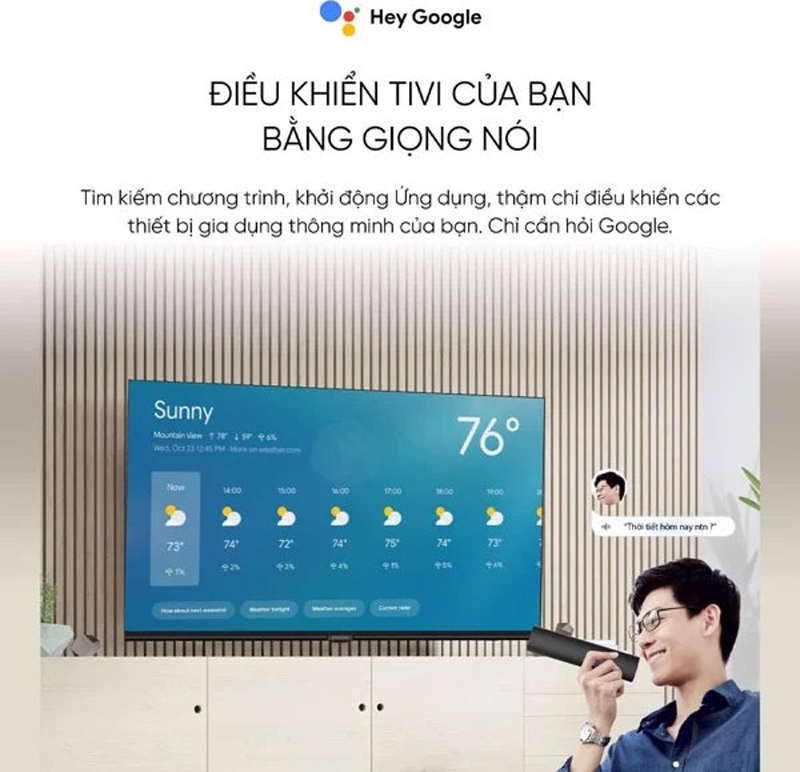 Google Tivi 32 inch Coocaa 32Z72 - Hàng chính hãng